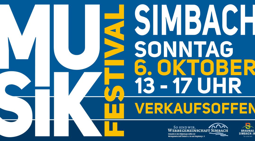 Musikfestival und verkaufsoffener Sonntag – 6. Oktober 2019